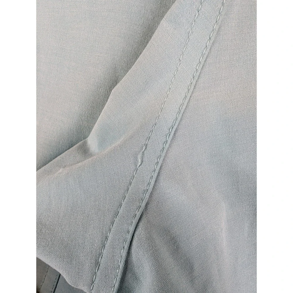 Faherty All Day Shorts Men Sz 40 Blue Aqua Stretch Performance Flat Front Trunks